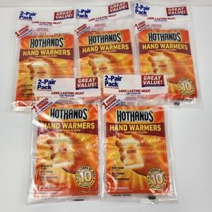 HotHands Hand Warmers 10 Warmers (5 pairs). New. Sealed